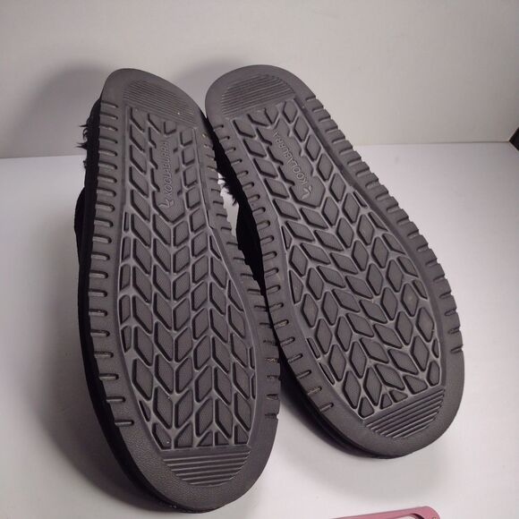 by UGG KOOLABURRA  MENS SIZE 11 BLACK   BORDON SUEDE  FUR SLIPPERS main image 4